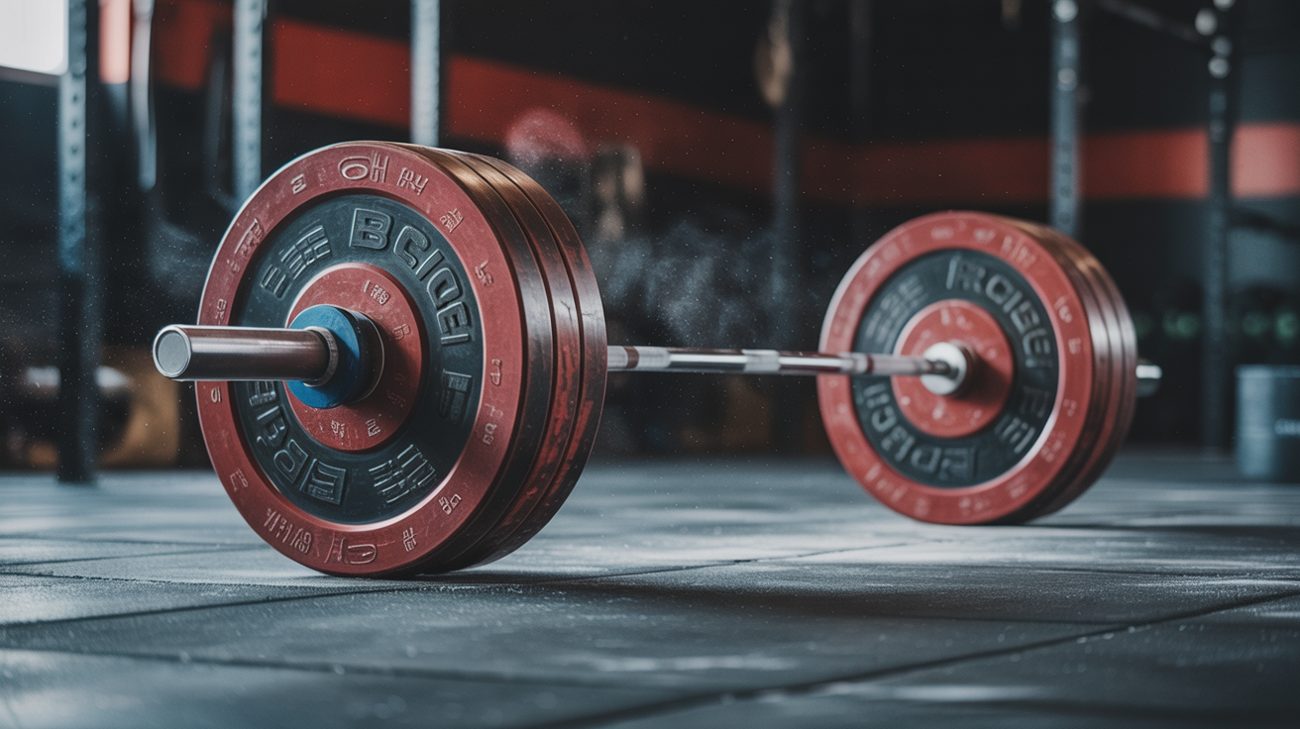 Loaded barbell